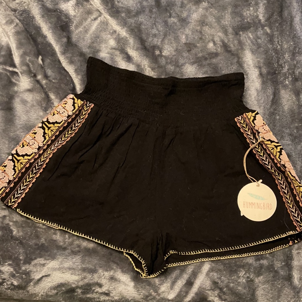Hummingbird Brand  Stretch Short Blk Size M
